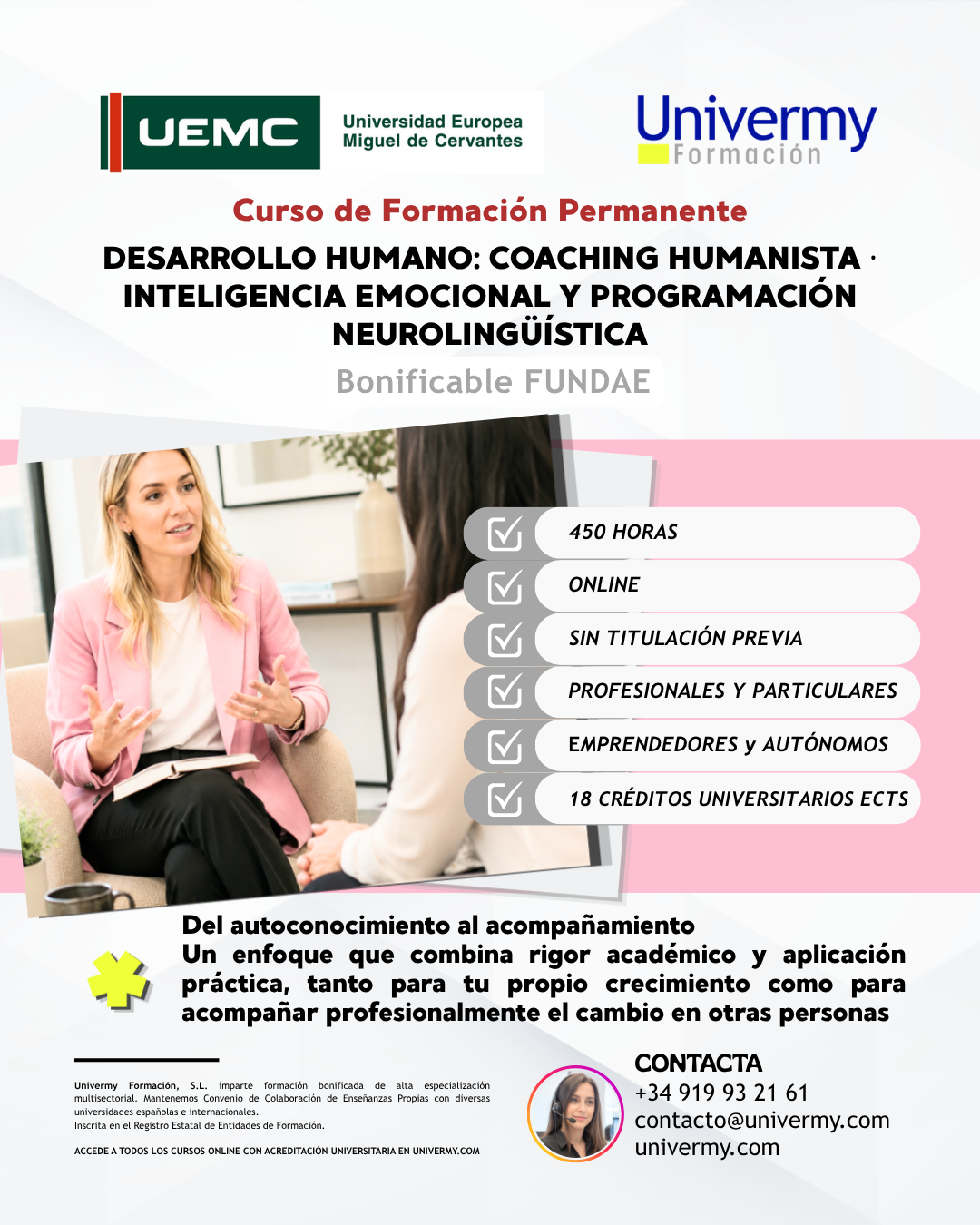 Cartel del curso de Desarrollo Humano