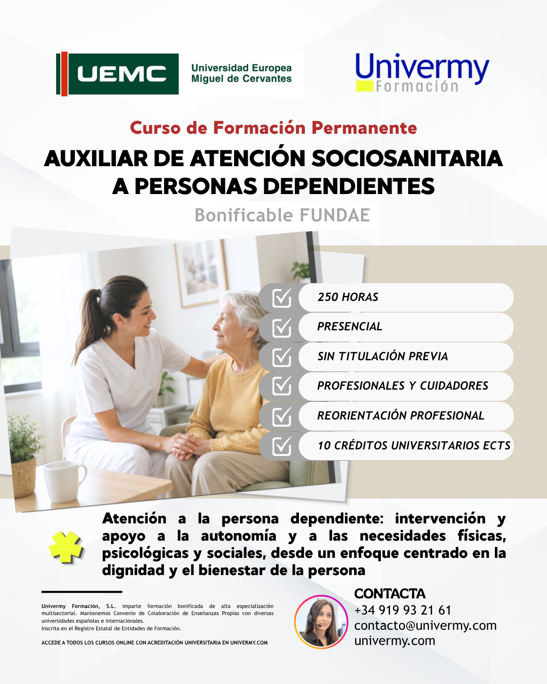 Auxiliar de Atención Sociosanitaria a Personas Dependientes